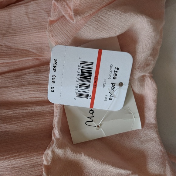 NWT Free People Cascades tank top XS - Picture 3 of 8